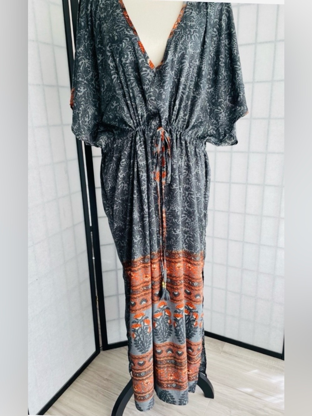 NWT Karma Highway Caftan Kaftan Cover-Up Dress Maxi
